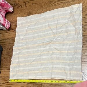 CB2 Amora Pillow Case Natural 23 x 23 NWOT